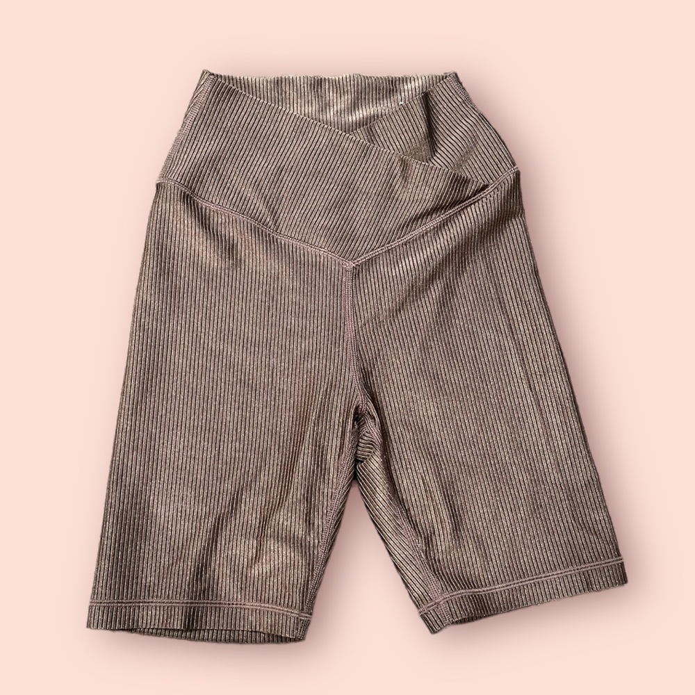 Aerie offline biker shorts athletic brown shorts size small